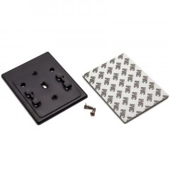 Держатель для стаканов Aqua Work NF-1, на шурупах черный - фото 2