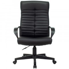 Кресло VB_Echair-657 PU кожзам черный пластик Кресло VB_Echair-657 PU кожзам черный пластик - фото 2