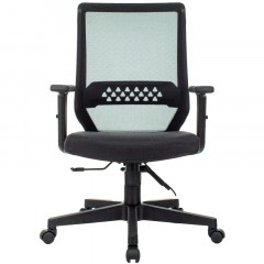 Кресло VB_Echair-663 ТC сетка/ткань черный пластик Кресло VB_Echair-663 ТC сетка/ткань черный пластик - фото 2