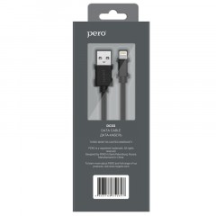 Кабель PERO, DC-03, 8-pin Lightning, 2.4А, 0.2м, черный Кабель PERO, DC-03, 8-pin Lightning, 2.4А, 0.2м, черный - фото 4