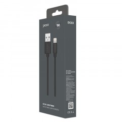 Кабель PERO, DC-03, 8-pin Lightning, 2.4А, 1м,  черный - фото 4