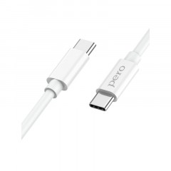 Кабель USB PERO DC-08 PD Type-C to Type-C, 1m, White Кабель USB PERO DC-08 PD Type-C to Type-C, 1m, White - фото 3