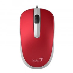 Мышь компьютерная Genius DX-120, USB,оптическая, 1000 DPI 1.5m, красный Мышь компьютерная Genius DX-120, USB,оптическая, 1000 DPI 1.5m, красный - фото 2