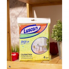 Салфетки хозяйственные Luscan из микрофибры универс 220г/м2 30х30см 4шт/уп Салфетки хозяйственные Luscan из микрофибры универс 220г/м2 30х30см 4шт/уп - фото 8