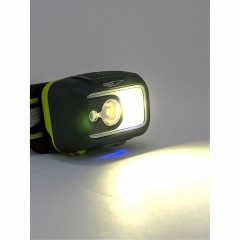 Фонарь налобный ЯРКИЙ ЛУЧ LH-450A MA-HALO 5W LED +3W COB max, 3 реж - фото 4