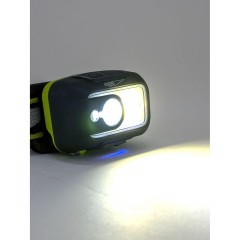 Фонарь налобный ЯРКИЙ ЛУЧ LH-450A MA-HALO 5W LED +3W COB max, 3 реж - фото 5