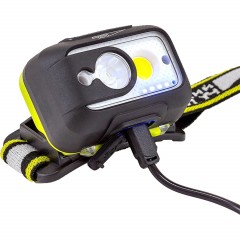 Фонарь налобный ЯРКИЙ ЛУЧ LH-450A MA-HALO 5W LED +3W COB max, 3 реж - фото 9