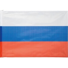 Флаг РФ 225х150 см, уличный, флажная сетка