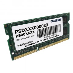 Модуль памяти Patriot DDR3L SO-DIMM 8Gb 1600МГц CL11 (PSD38G1600L2S) Модуль памяти Patriot DDR3L SO-DIMM 8Gb 1600МГц CL11 (PSD38G1600L2S) - фото 2