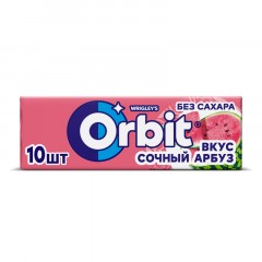 Жевательная резинка Orbit Сочный арбуз без сахара, 13,6гх30шт/уп Жевательная резинка Orbit Сочный арбуз без сахара, 13,6гх30шт/уп - фото 2