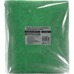 Тряпка для пола из микрофибры универсальная 220г/м2 50х80см зеленая - фото 5