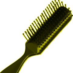 Расческа массажная Lei 020 черная 20001 - фото 2