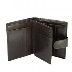 Портмоне S.Quire,натур.воловья кожа,корич.,гладкая,12x10,4x1см,5600-BR VT Портмоне S.Quire,натур.воловья кожа,корич.,гладкая,12x10,4x1см,5600-BR VT - фото 3