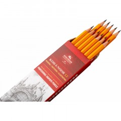 Карандаш чернографитный KOH-I-NOOR 1500, F, б/ласт, 150000F01170RU Карандаш чернографитный KOH-I-NOOR 1500, F, б/ласт, 150000F01170RU - фото 3