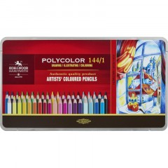 Карандаши цветные худож POLYCOLOR 3828 144цв/наб мет.кор. 3828144001PL Карандаши цветные худож POLYCOLOR 3828 144цв/наб мет.кор. 3828144001PL - фото 5