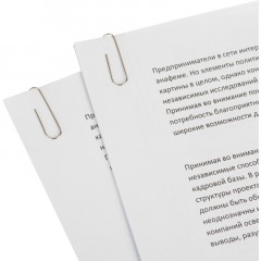 Скрепки КОМУС никелированные, 28 мм, негофрированные, 100 шт/уп - фото 6