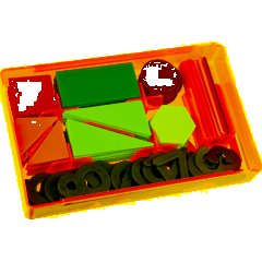 Касса цифр и счетного материала  Учись считать геометр.фиг+цифры 0-9,УК01 - фото 2