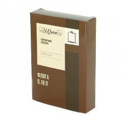 Фляга S.Quire 0,18 л, сталь+искусственная кожа, черная,TB06-3412-30 Фляга S.Quire 0,18 л, сталь+искусственная кожа, черная,TB06-3412-30 - фото 2