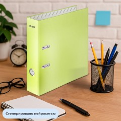 Папка-регистратор 75мм Attache Neon А4 желтый б/метал уголка, лам картон Папка-регистратор 75мм Attache Neon А4 желтый б/метал уголка, лам картон - фото 8