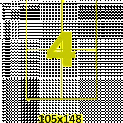 Этикетки самоклеящиеся кауч.к.105х148 4шт/л А4(100л/уп) - фото 4