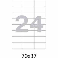 Этикетки самоклеящиеся кауч.к 70х37 24шт/л А4(100л/уп) - фото 4