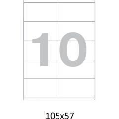 Этикетки самоклеящиеся кауч.к 105х57 10шт/л А4(100л/уп) - фото 4