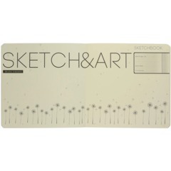 Скетчбук S&A ZEFIR 145х145 100л БЕЖ 100г книж.перепл.мягк.розовый 1-506/04 - фото 13