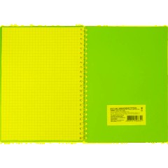 Бизнес-тетрадь А5 48л. Attache Economy, гребень,пласт.обл,синий, клетка - фото 7