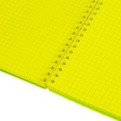 Бизнес-тетрадь А4 96л. Attache Economy, гребень,пласт.обл,синий, клетка - фото 7