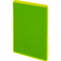 Блокнот А5 80 л. Attache Economy, мет.гребень,пласт.обл,синий, клетка - фото 2