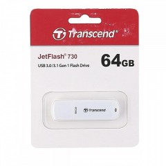 Флеш-память Transcend JetFlash 730, 64Gb, USB 3.1 G1, бел, (TS64GJF730) Флеш-память Transcend JetFlash 730, 64Gb, USB 3.1 G1, бел, (TS64GJF730) - фото 2