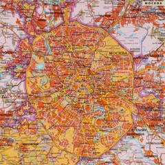 Карта настенная ЦФО (+СПб) 1,58х1,18 м,КН36 Карта настенная ЦФО (+СПб) 1,58х1,18 м,КН36 - фото 4