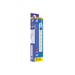 Сетевой фильтр Power Cube PRO, белый, 5м, 6р, 16А (3x1,5мм2)(SPL6-16-P-5М) Сетевой фильтр Power Cube PRO, белый, 5м, 6р, 16А (3x1,5мм2)(SPL6-16-P-5М) - фото 8