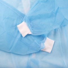 Халат н/с , на завязк, рук.манж, дл.140см, XL, пл 25, голуб, 10 шт/уп Халат н/с , на завязк, рук.манж, дл.140см, XL, пл 25, голуб, 10 шт/уп - фото 2