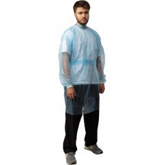 Халат н/с, на завязк, рук.манж, дл.140см, XXL,пл 25, голуб, 10 шт/уп Халат н/с, на завязк, рук.манж, дл.140см, XXL,пл 25, голуб, 10 шт/уп - фото 3