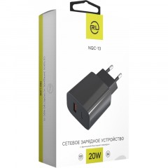 Зарядное устройство сетевое Red Line, USB+Type-C, 3A,PD 20W,чер,УТ000029980 - фото 3