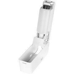 Дозатор для жидкого мыла 350мл пластик белый M-9029W - фото 2