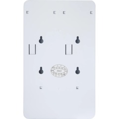 Дозатор для жидкого мыла 2x380мл пластик белый M-9029W-2 - фото 4