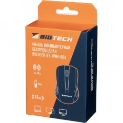 Мышь компьютерная черная, 1200DPi, 2.4Ггц, 105x65x40мм BT-JWM-006/E-WM861 - фото 3