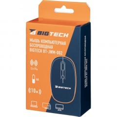 Мышь компьютерная BigTech черная, 1200-3200DPi, 2.4Ггц BT-JWM-002/E-WM005 - фото 9