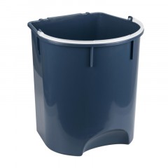 Ведро мусорное пласт 11л прям сер с пед и вн ведро с руч 260х330х260мм _СПБ - фото 3