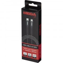 Кабель МОЩНОСТЬ, 1м, Type-C to Lightning,  нейл, черный BT-JCBL-009/U210PD - фото 6