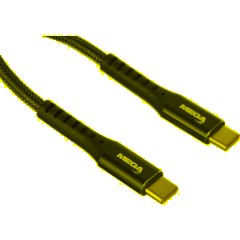 Кабель 60W, 3A, 1м, Type-C to Type-C,  нейл, черный BT-JCBL-010/U210CC - фото 8