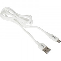 Кабель 2,4A, 1м, USB - Micro-USB, TPE, силикон, белый BT-JCBL-007/U28 - фото 4