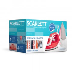 Утюг SCARLETT SC-SI30P15, 2000Вт, красный - фото 6
