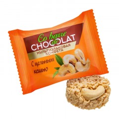 Конфеты шоколадные Co barre de Chocolat мультиз.с бел.конд.гл,цел.кеш.,200г Конфеты шоколадные Co barre de Chocolat мультиз.с бел.конд.гл,цел.кеш.,200г - фото 2