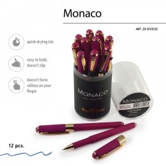 Ручка шариковая неавтомат. MONACO пурп.корп,0,5мм,син,манж20-0125/22 Ручка шариковая неавтомат. MONACO пурп.корп,0,5мм,син,манж20-0125/22 - фото 5