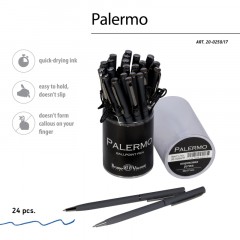 Ручка шариковая автомат. PALERMO графит.мет.корп,0,7мм син 20-0250/17 Ручка шариковая автомат. PALERMO графит.мет.корп,0,7мм син 20-0250/17 - фото 5