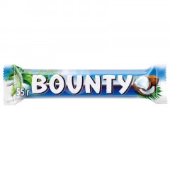 Шоколадный батончик Bounty с мякотью кокоса, 55гх32шт/уп Шоколадный батончик Bounty с мякотью кокоса, 55гх32шт/уп - фото 2