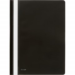 Скоросшиватель пластиковый Комус А4 черный 1810 - фото 2